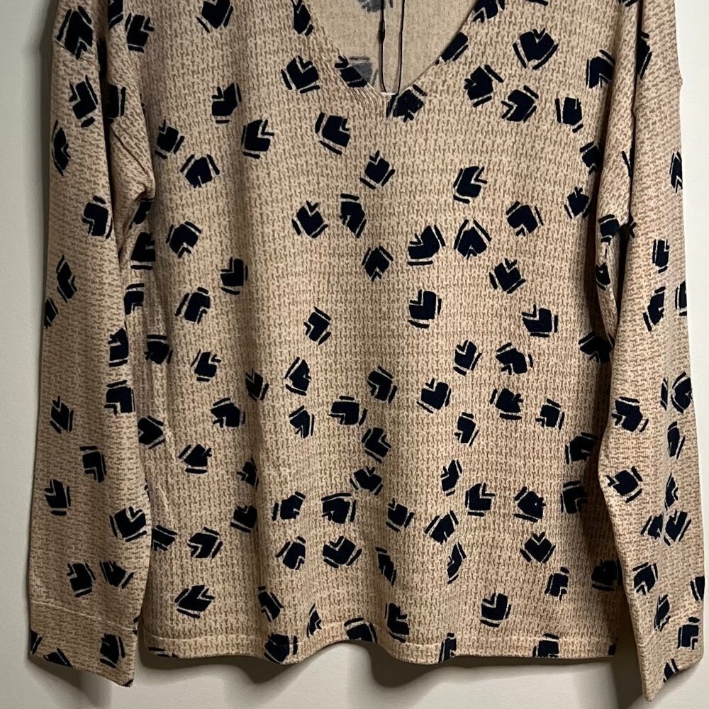 NIC & ZOE Mosaic Blues Sweater Size M - Picture 9 of 9